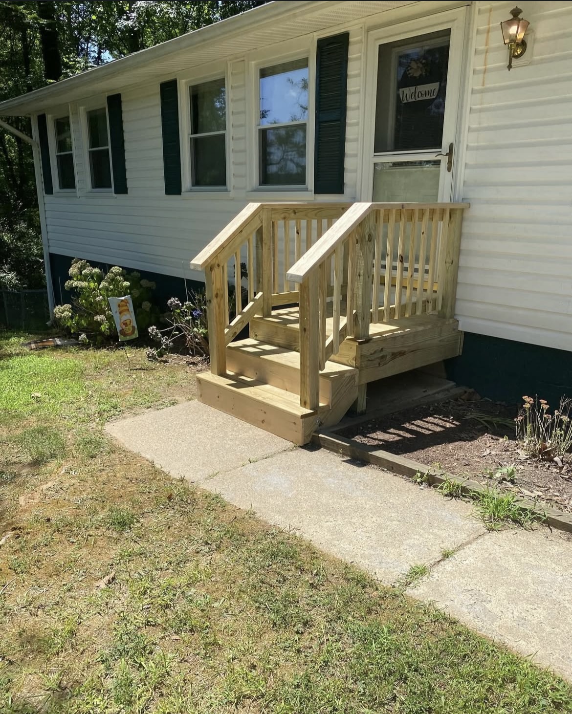 Front step remodel photo