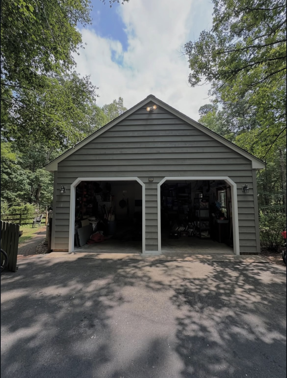 Garage sidewall project photo