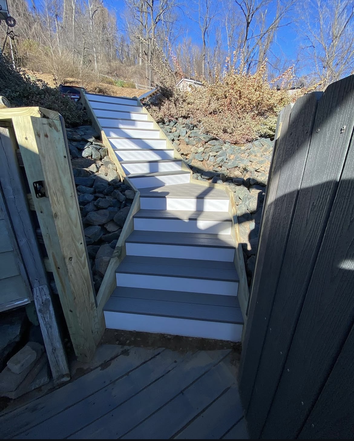 New stairs project photo