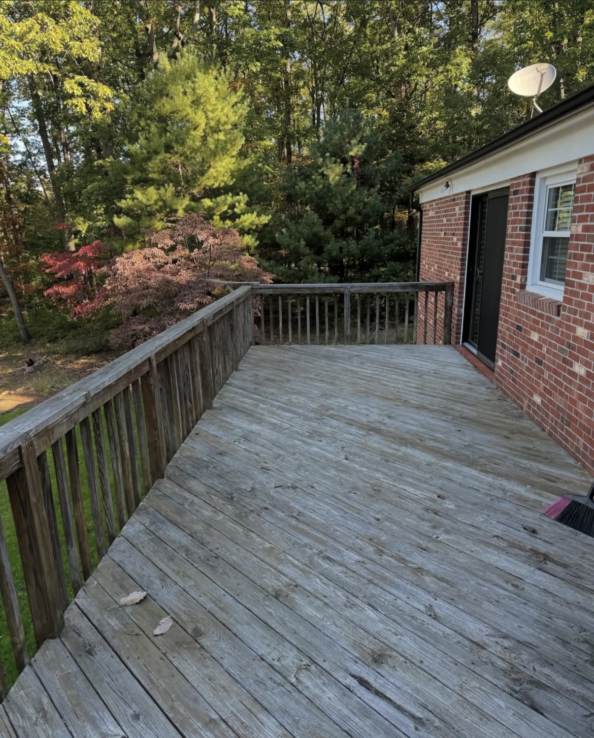Porch restoration project photo