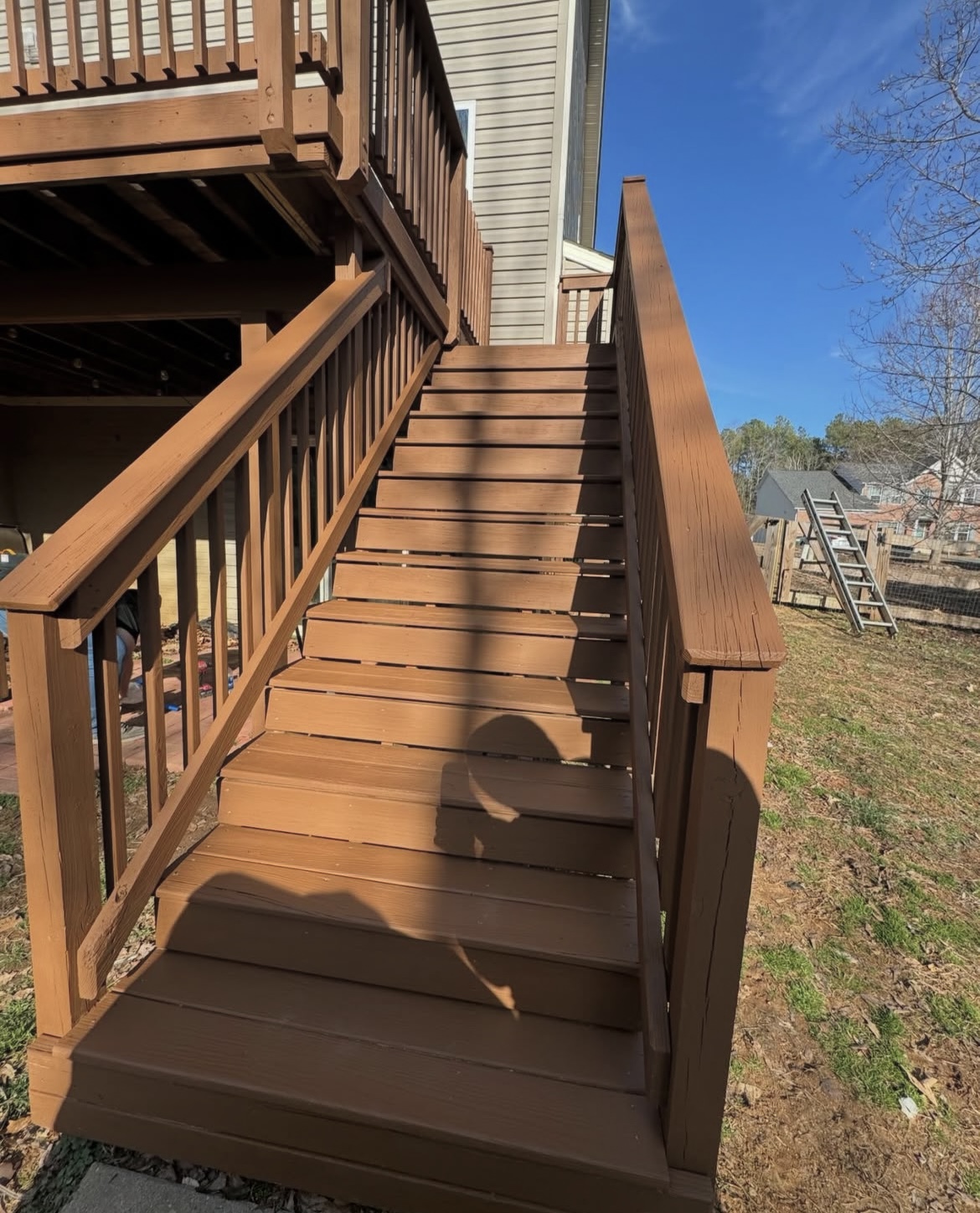 Porch rot restoration project photo